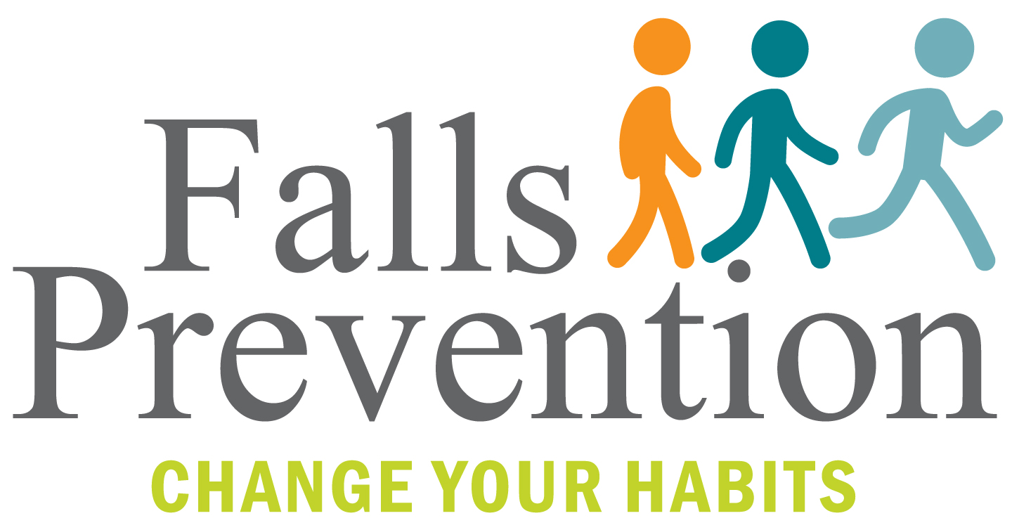 graphic saying falls prevention changing your habits